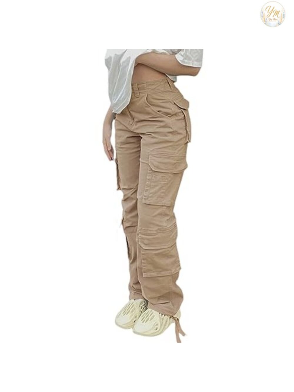 High Waisted Baggy Cargo Pants Women Y2K Straight Wide Leg